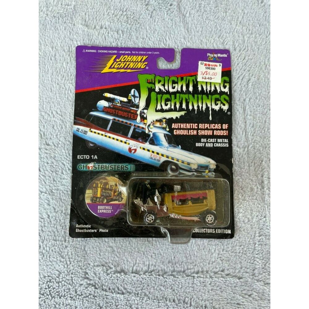 Johnny Lightning Frightning GhostBusters II BootHill Express Ecto 1A Die Cast